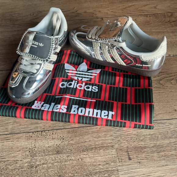 men Wales Bonner x Adidas Samba Silver